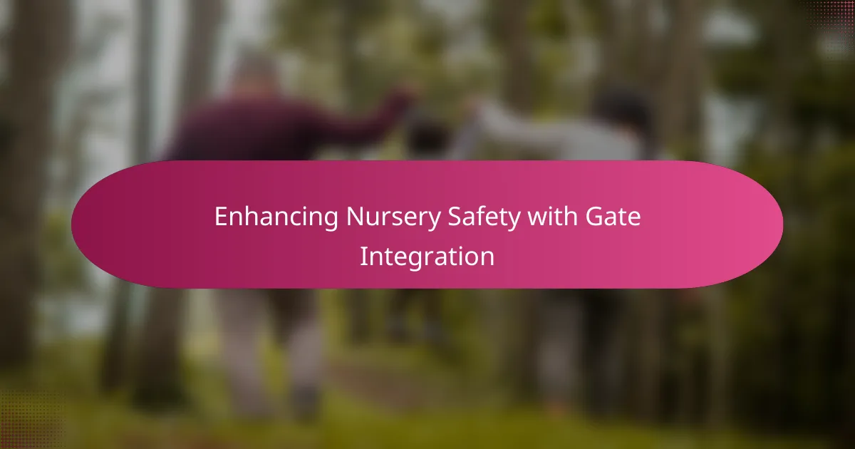 Enhancing Nursery Safety with Gate Integration